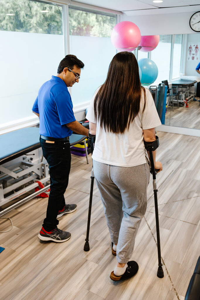 Rehabilitation gym equipment Langley physiotherapy clinic