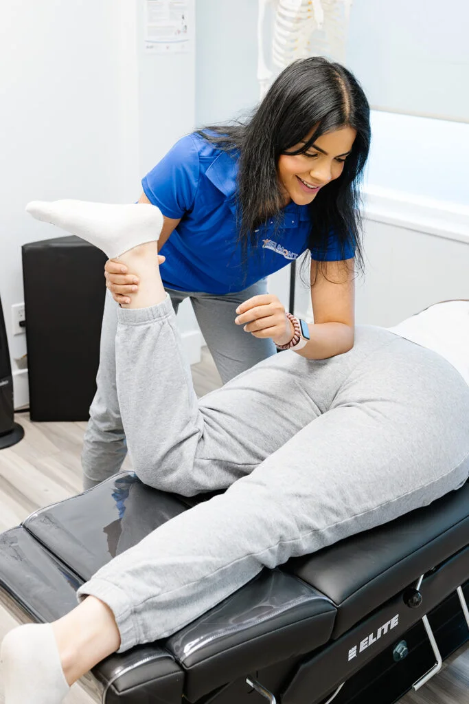 Belmont chiropractor session examination Langley BC