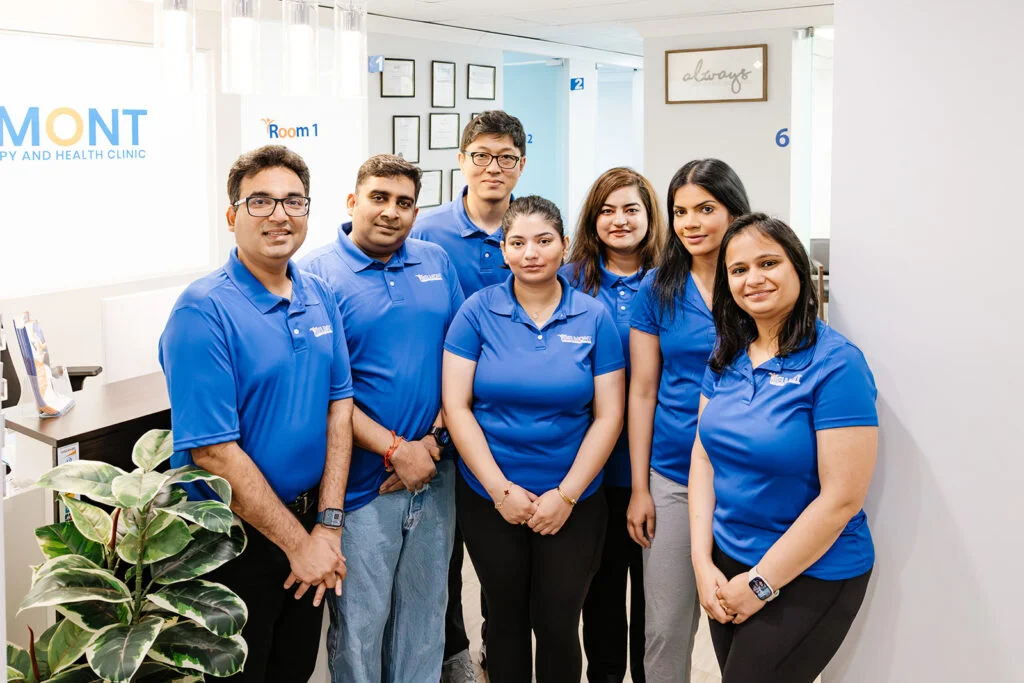 The Belmont Physiotherapy & Health Clinic team at their Langley, BC clinic