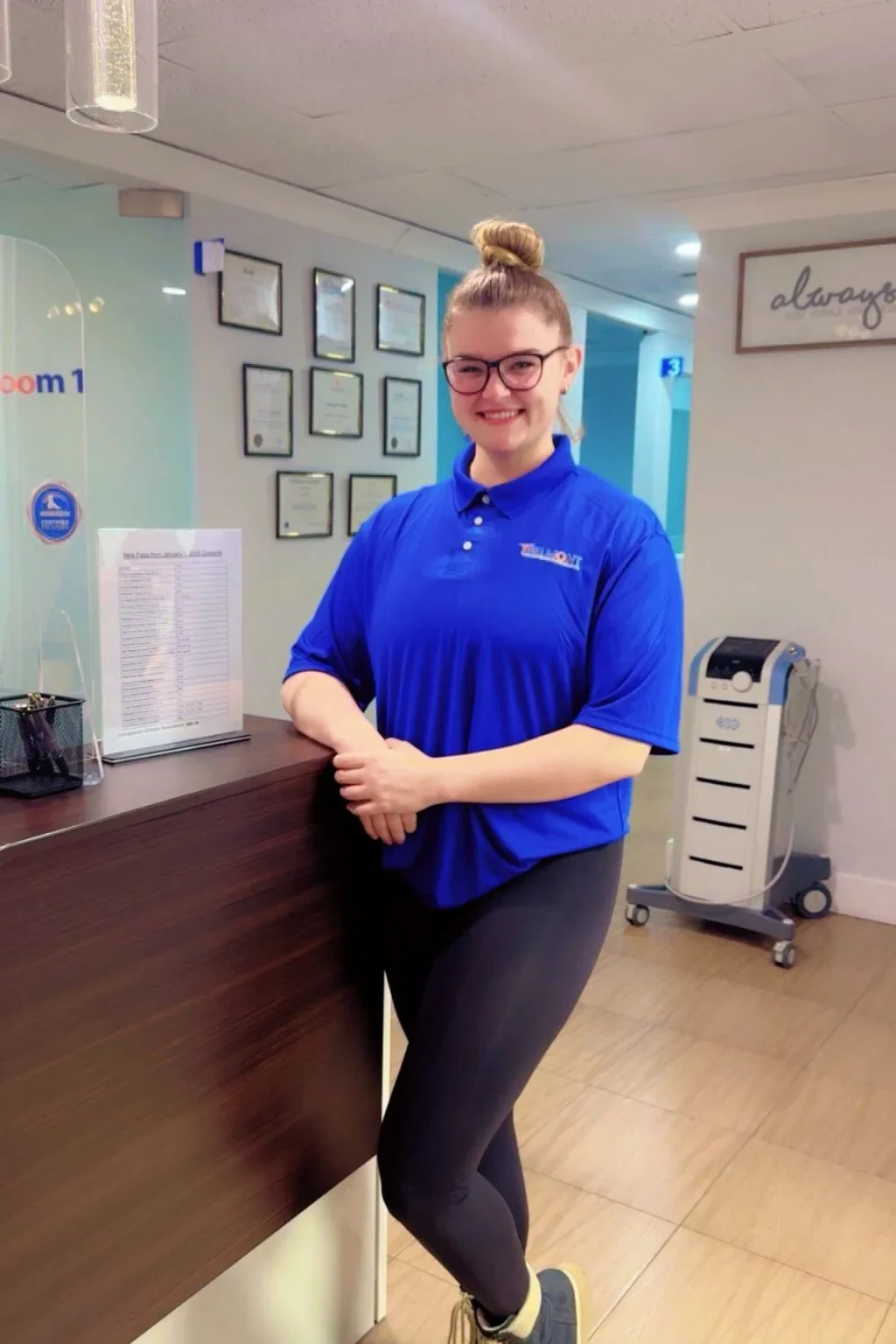 Gabrielle Mantyka, Kinesiologist at Belmont Physiotherapy & Health Clinic in Langley, BC